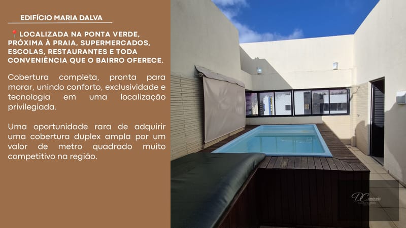Apartamento Cobertura Duplex, Ponta Verde - foto 3